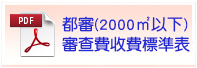 1121001都市設計審議(2000㎡以下)審查費收費標準表